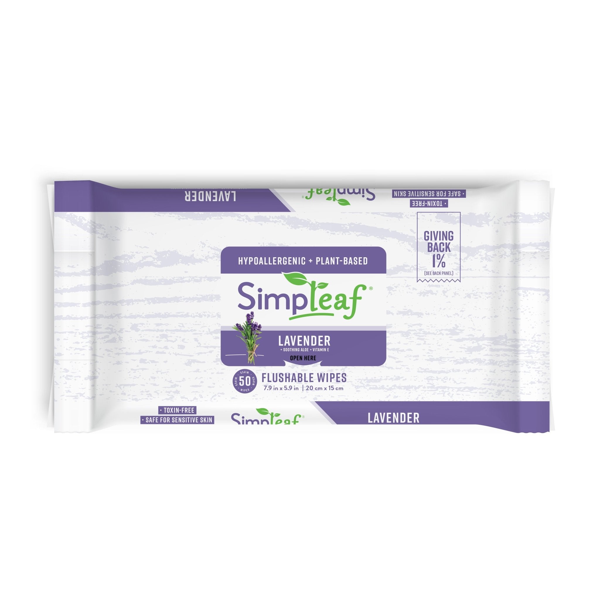 Flushable Wipes, 50 Count