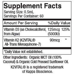 VITAMIN D3+K2 - Lanolin and Soy Free - Vegan Friendly (1,000IU-10,000IU)