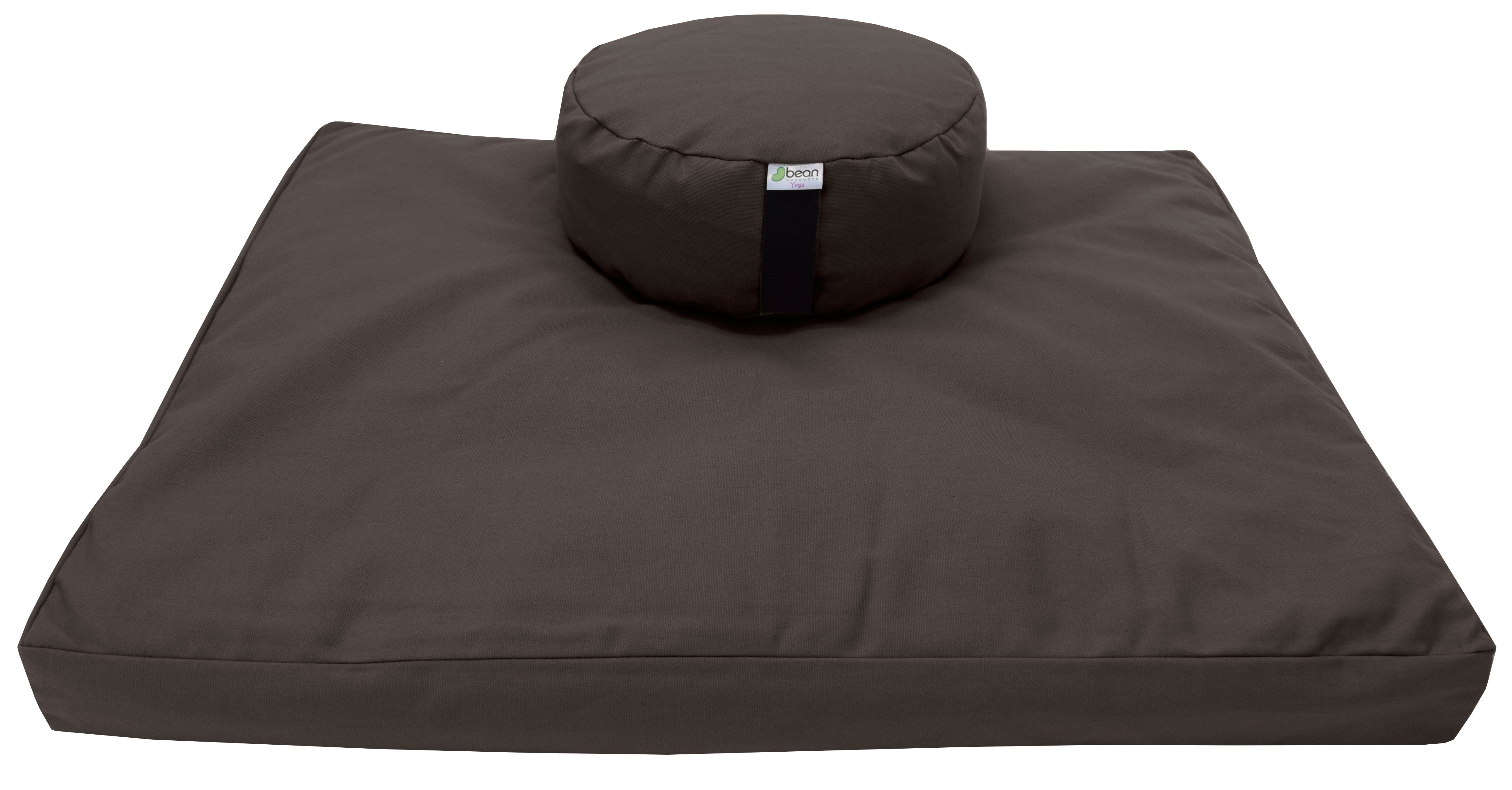 Meditation Cushion Set | Organic Cotton, Zafu and Zabuton, Handcrafted in USA