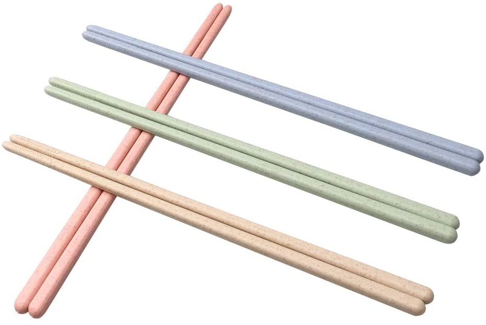 Wheat Husk Composite Chopsticks | Set of 4 Pairs