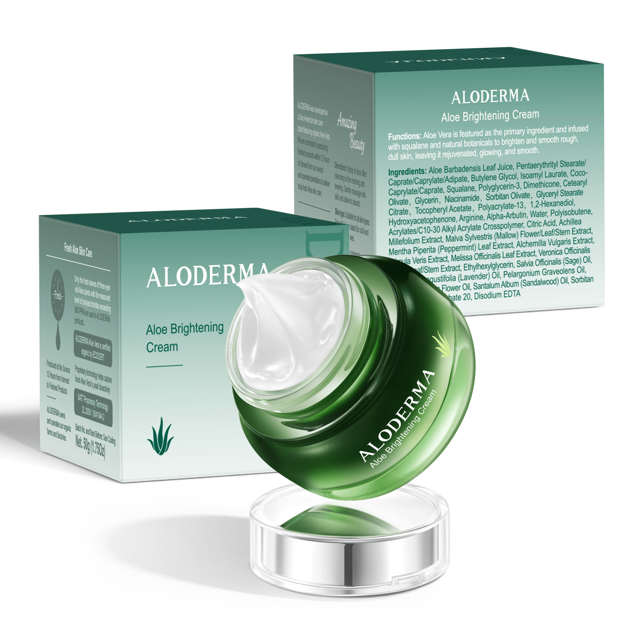 Aloe Vera Brightening Facial Cream | 1.7 oz