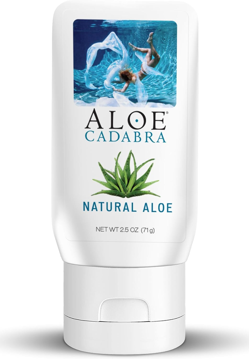 Natural Water Based Personal Lubricant and Vaginal Moisturizer, Organic Aloe Lube for Men, Women and Couples, Non-Staining, Ph Balanced (Unscented 2.5 Ounces, 1 Pack)