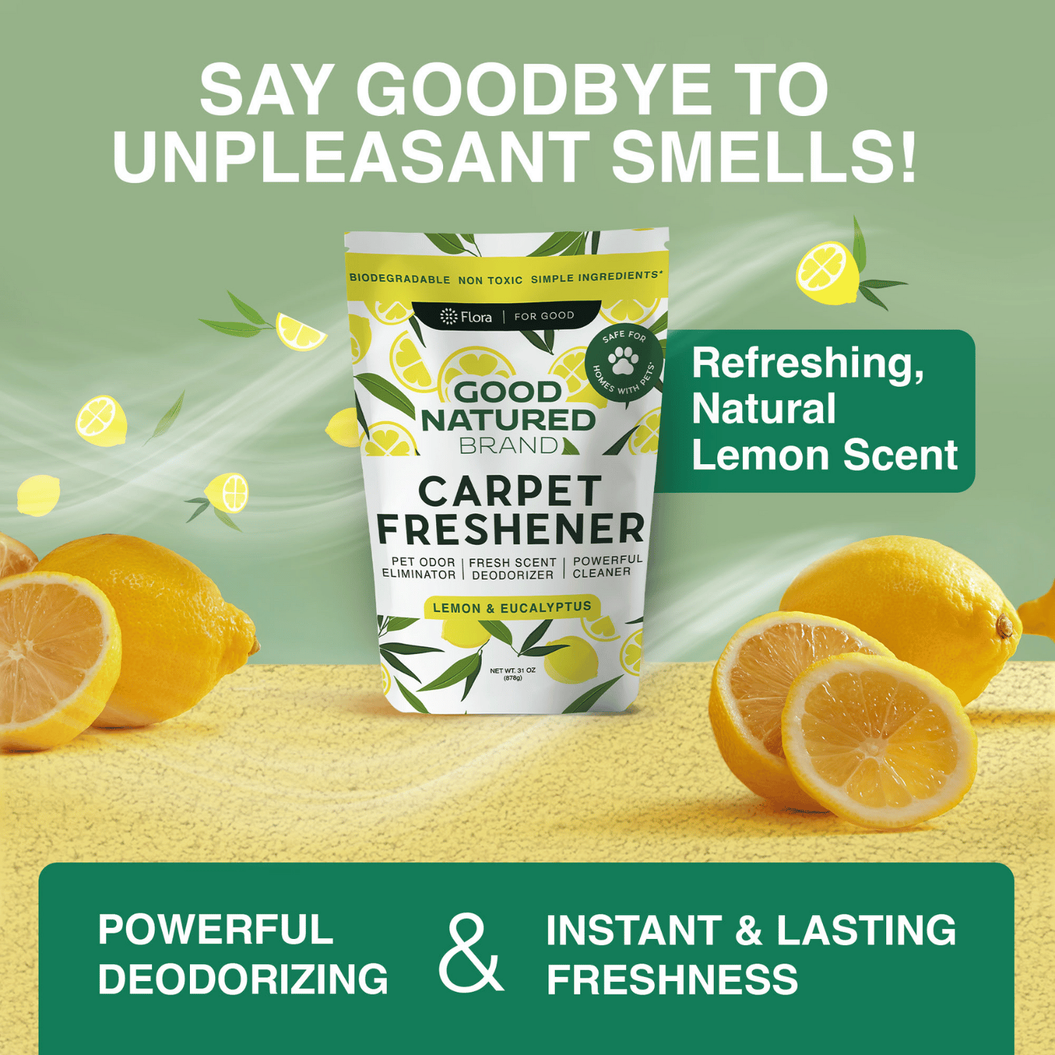 Good Natured Brand - Carpet Freshener & Deodorizer Powder