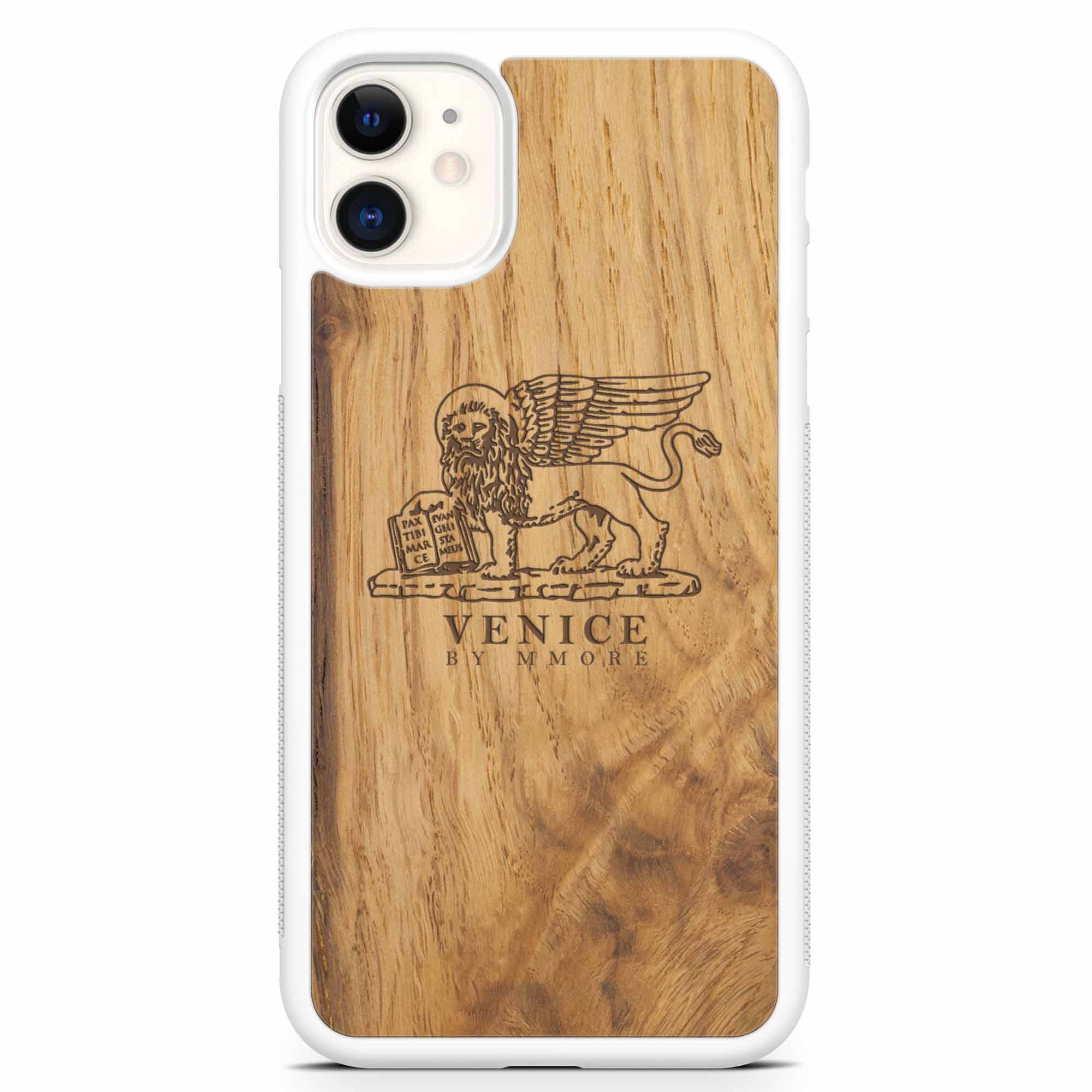 Venice Oak Wood Phone Case | Mark of Lion, Full Protection