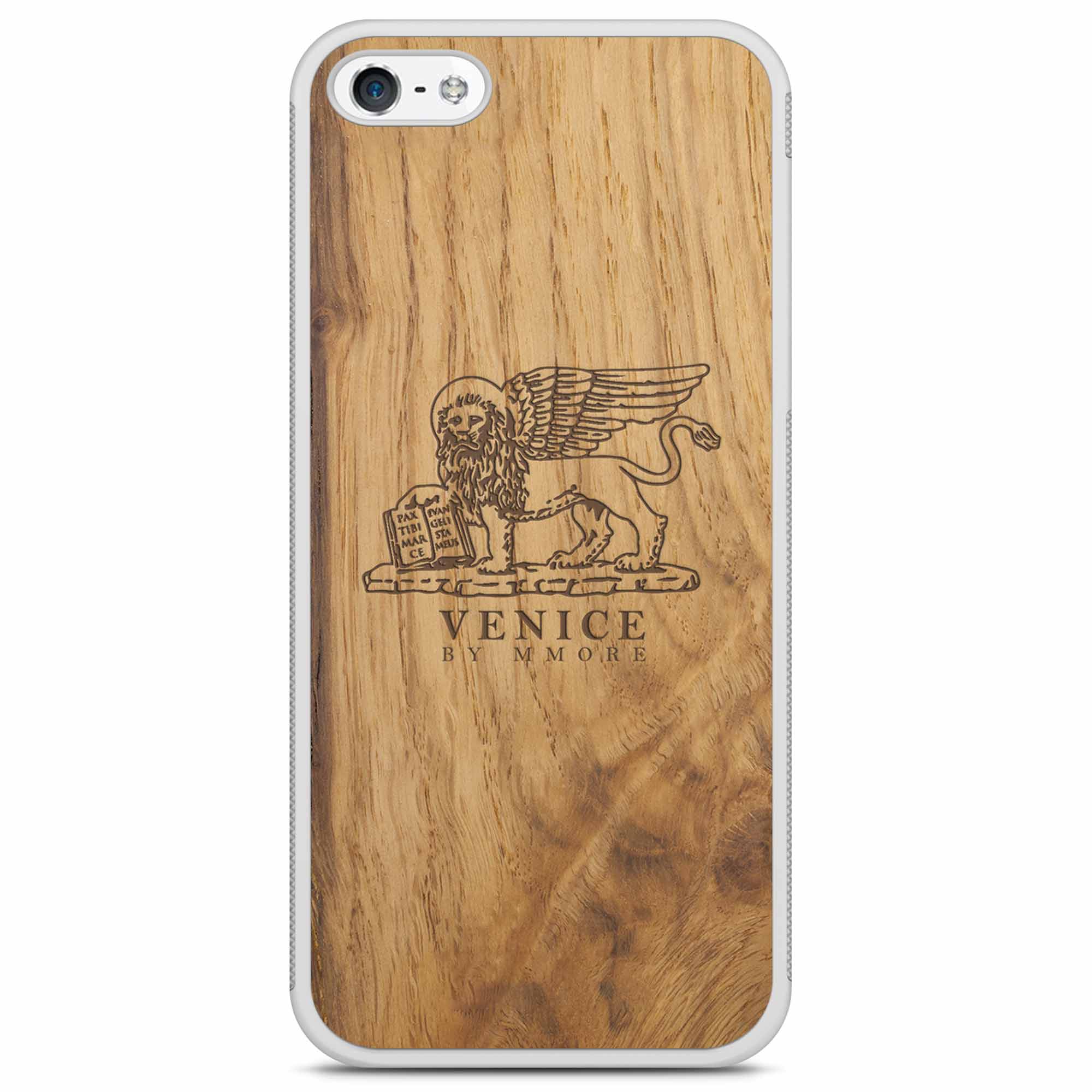 Venice Oak Wood Phone Case | Mark of Lion, Full Protection