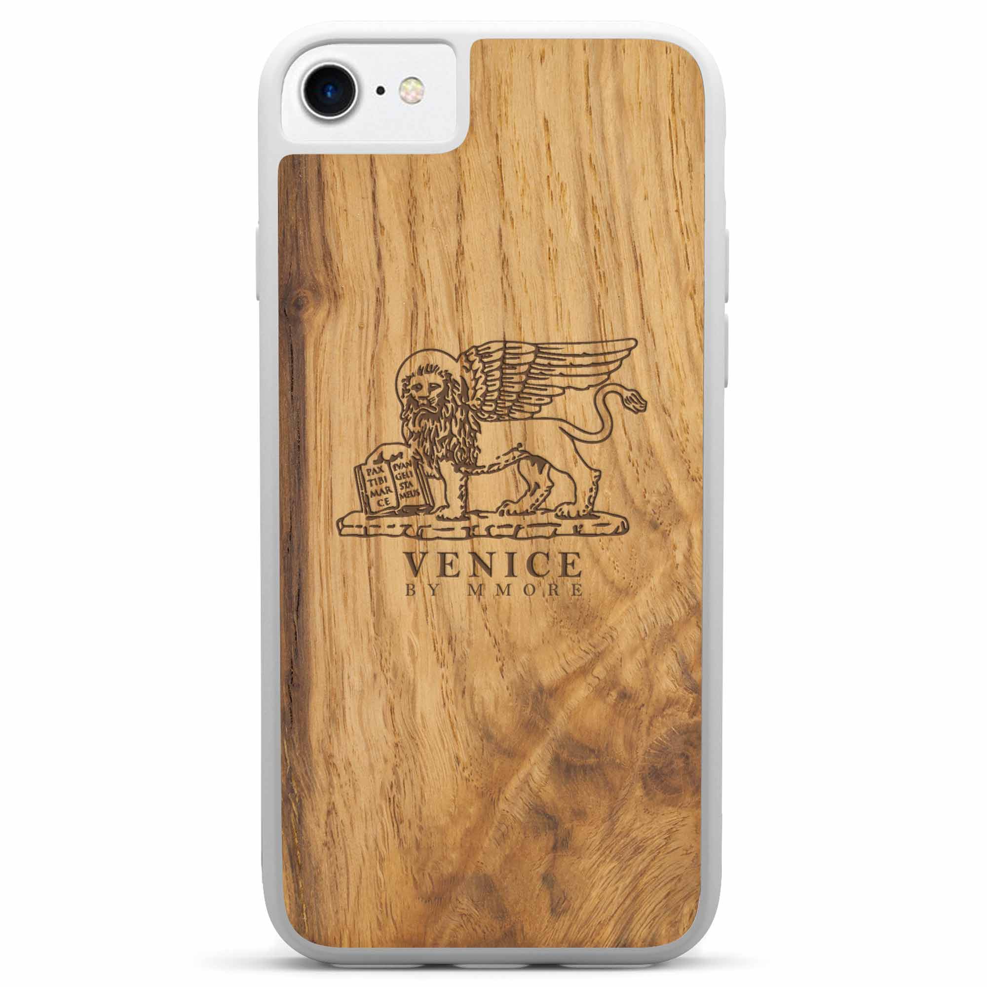 Venice Oak Wood Phone Case | Mark of Lion, Full Protection