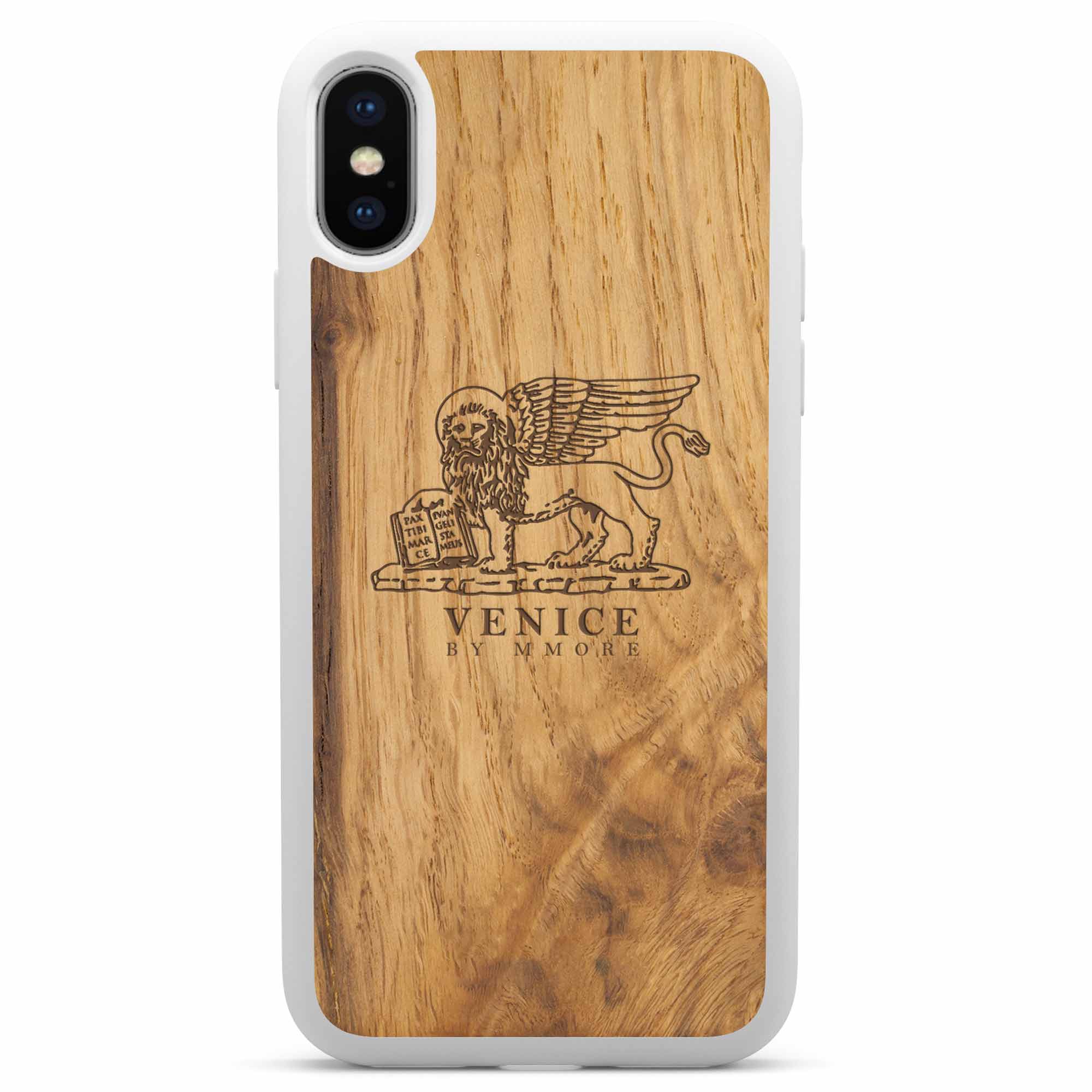 Venice Oak Wood Phone Case | Mark of Lion, Full Protection