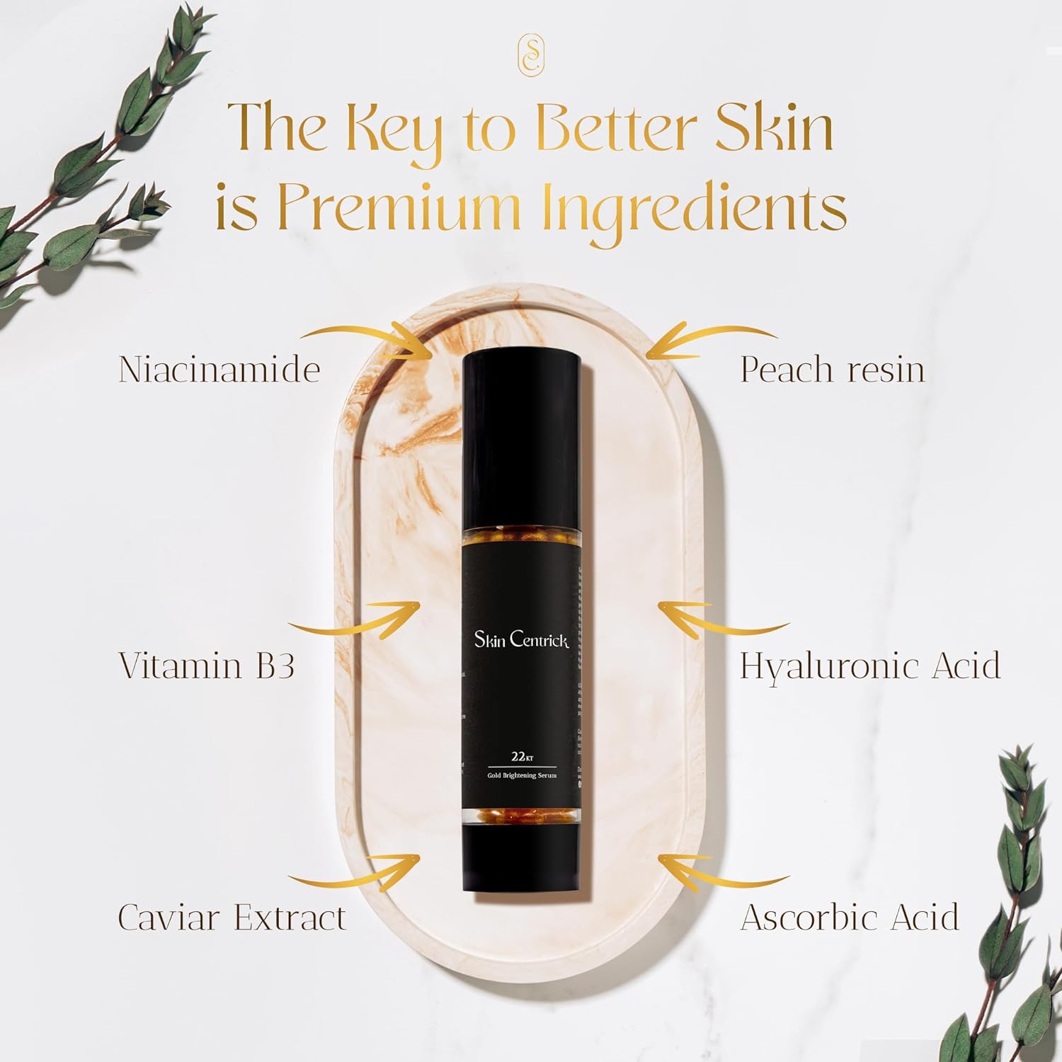 Face Serum | Gold Infusion, Brightening Formula