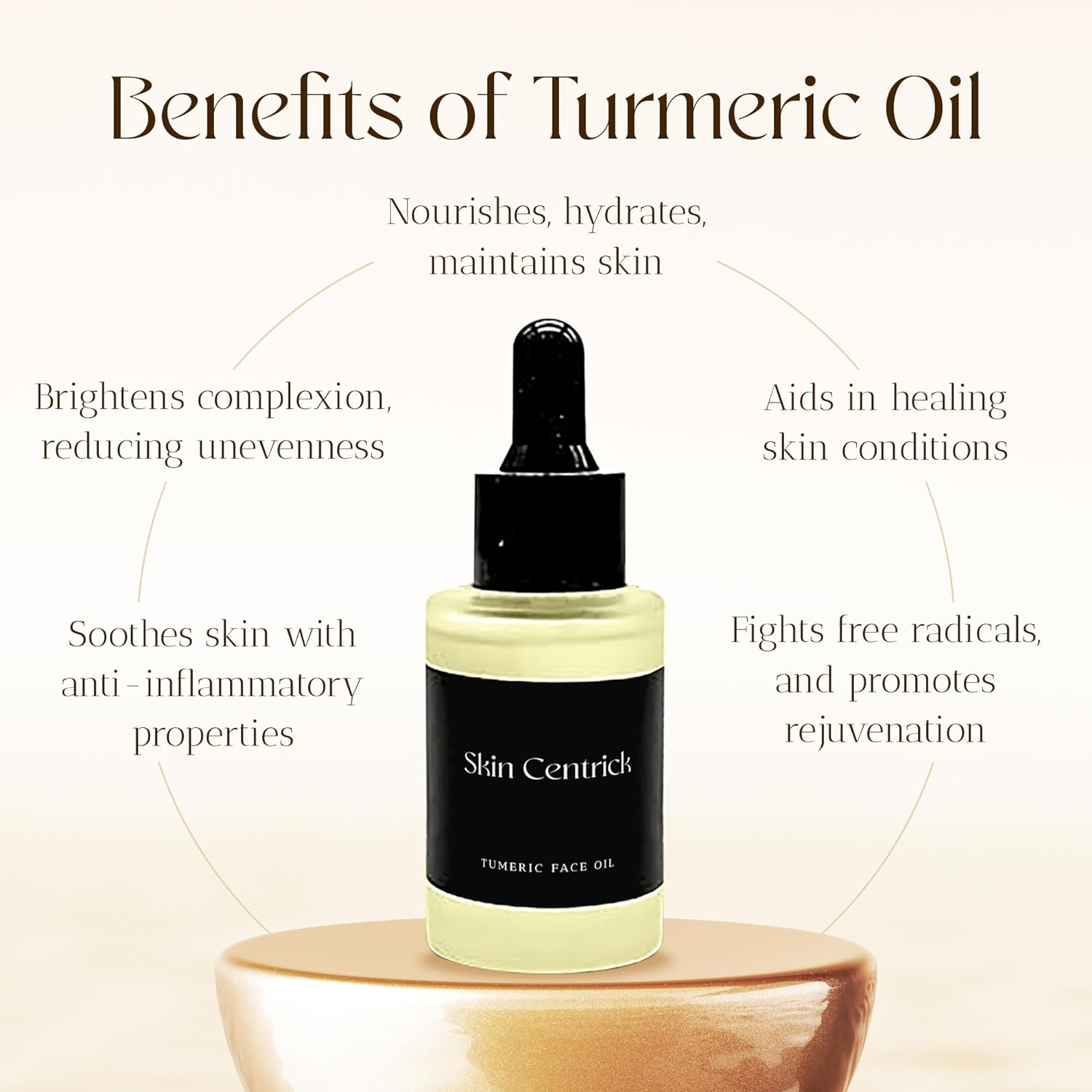 Face Oil | Nourishing Turmeric Extract, 1 fl oz.