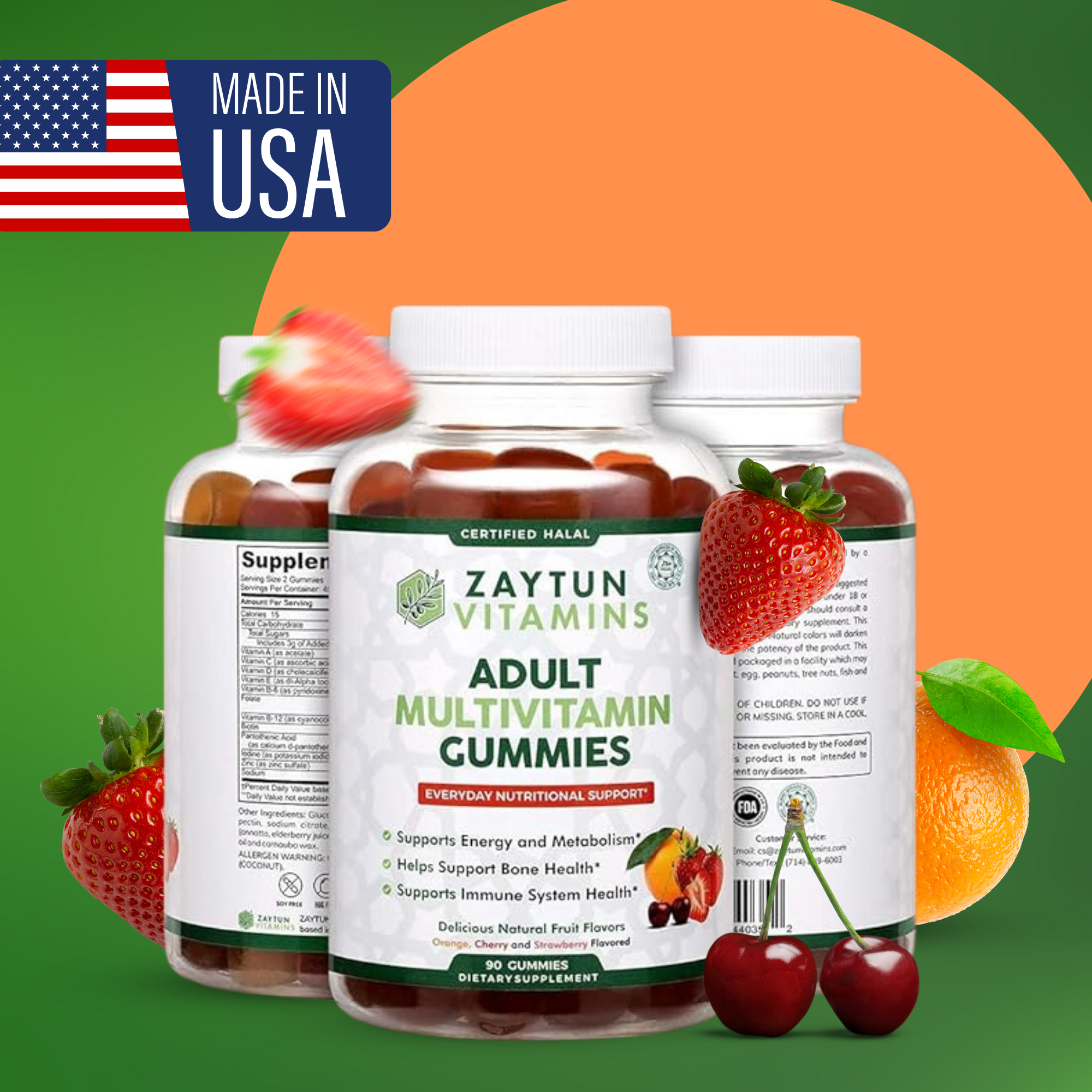 Multivitamin Gummies | Halal, Adult Formula