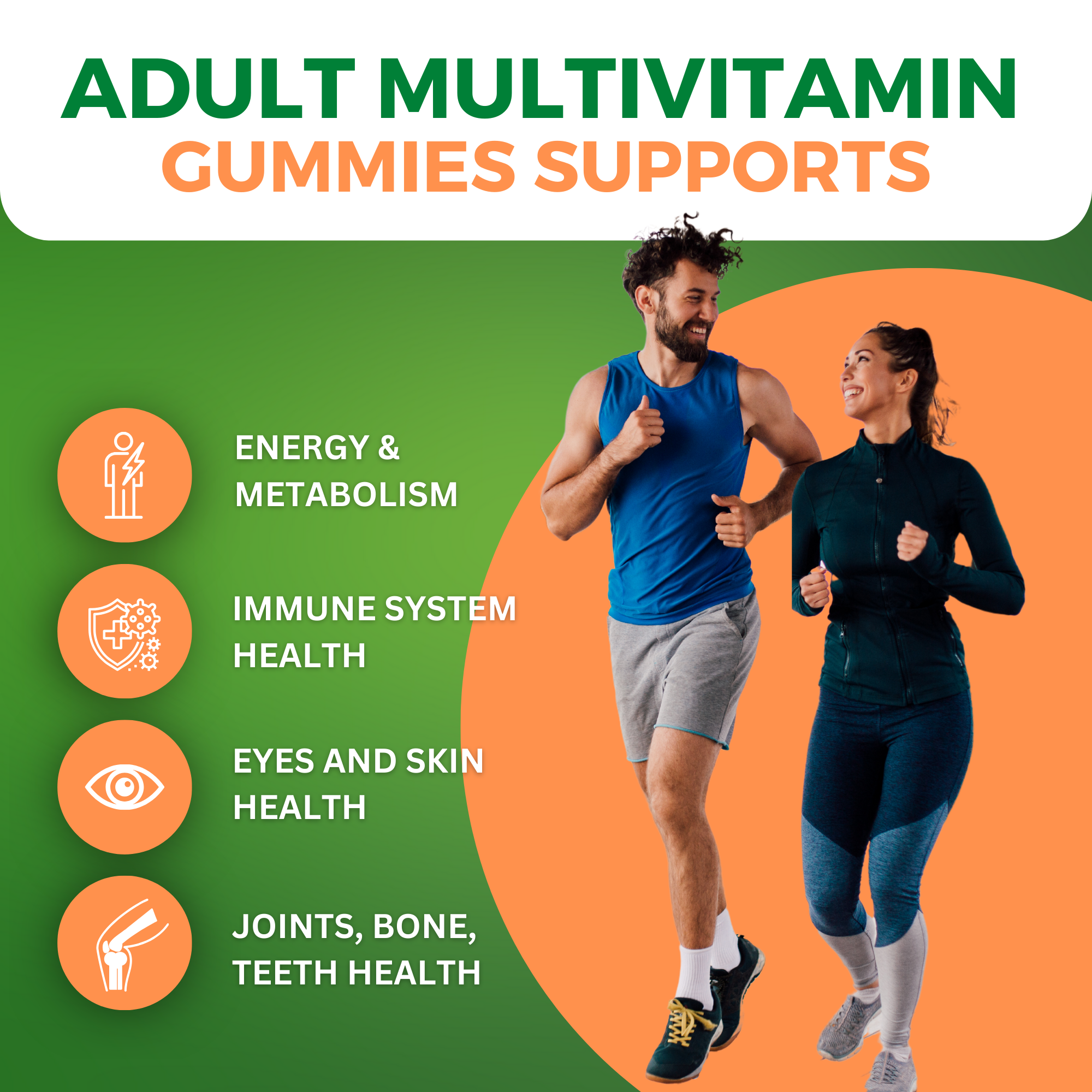 Multivitamin Gummies | Halal, Adult Formula