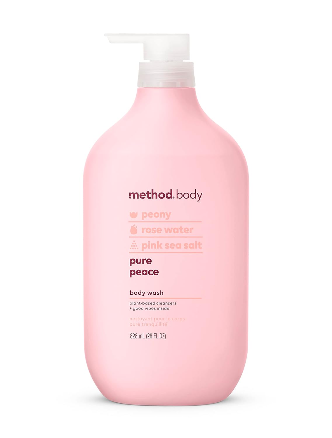 Method Body Wash - Paraben & Phthalate Free, Moisturizing Peony & Rose Water - 28 oz