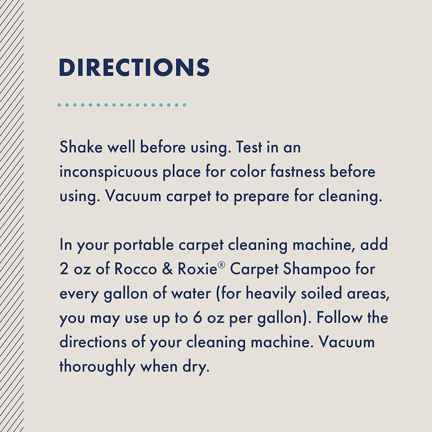 Rocco & Roxie Carpet Cleaner - Deep Stain Removal, Pet Safe, Chlorine-Free - 32oz