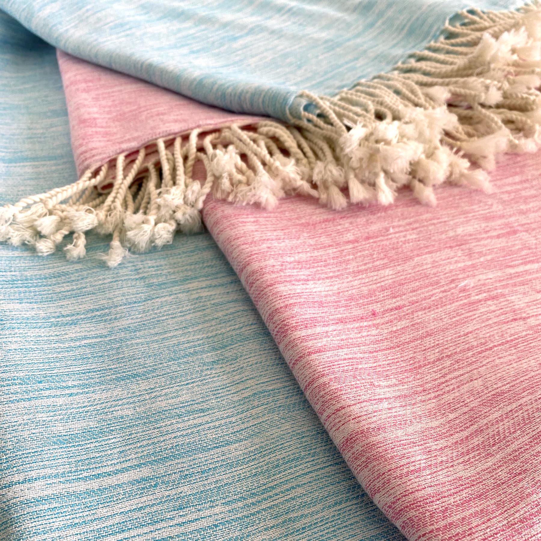 Yalova Ultra Soft Marbled Blanket Throw | Pink , 71 x 59 in