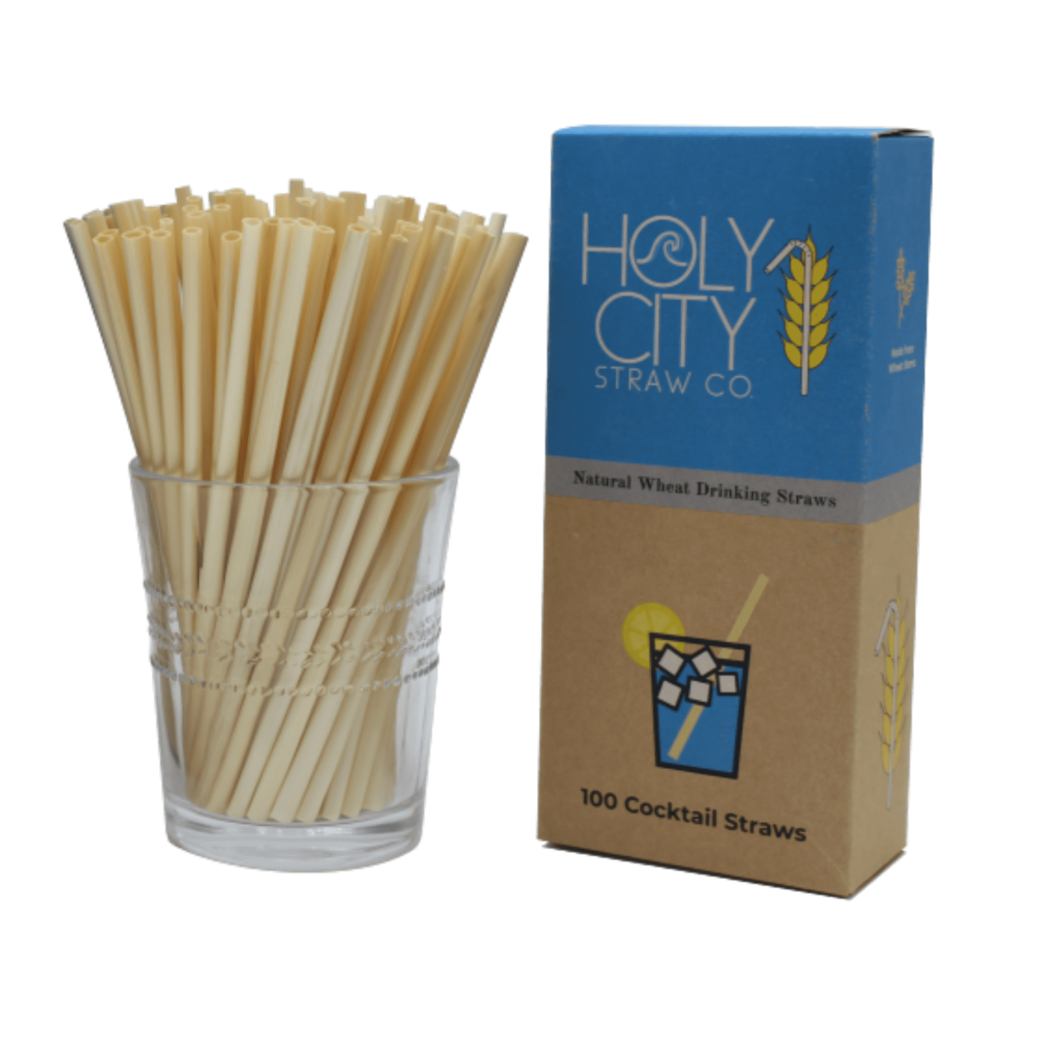 Wheat Stem Cocktail Straws | 500ct