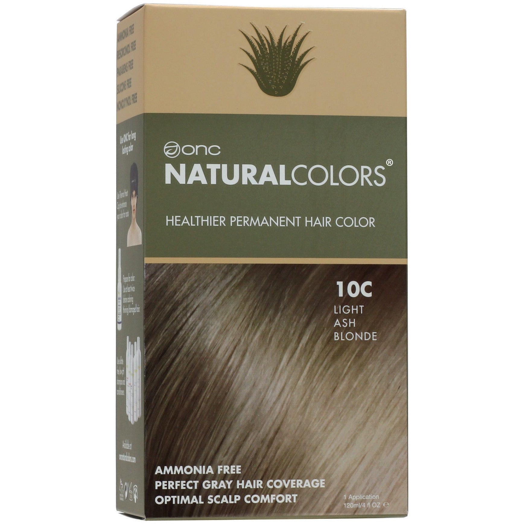 Permanent Hair Dye | 10C Light Ash Blonde, 4 fl. oz.