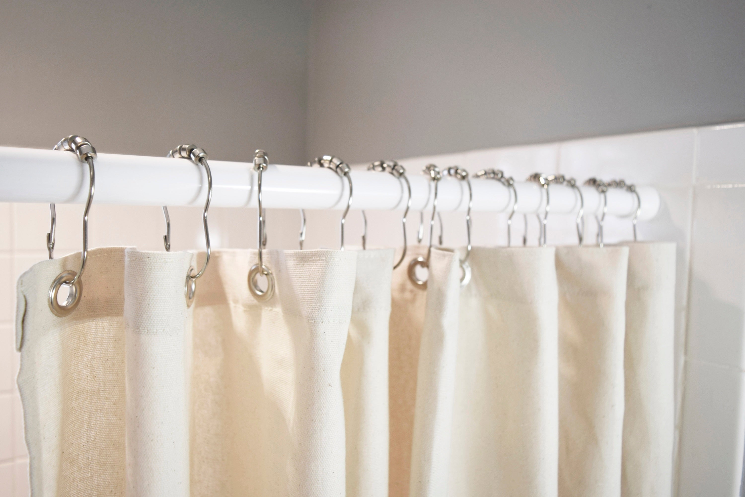 Cotton Shower Curtain | Leak-proof, Durable