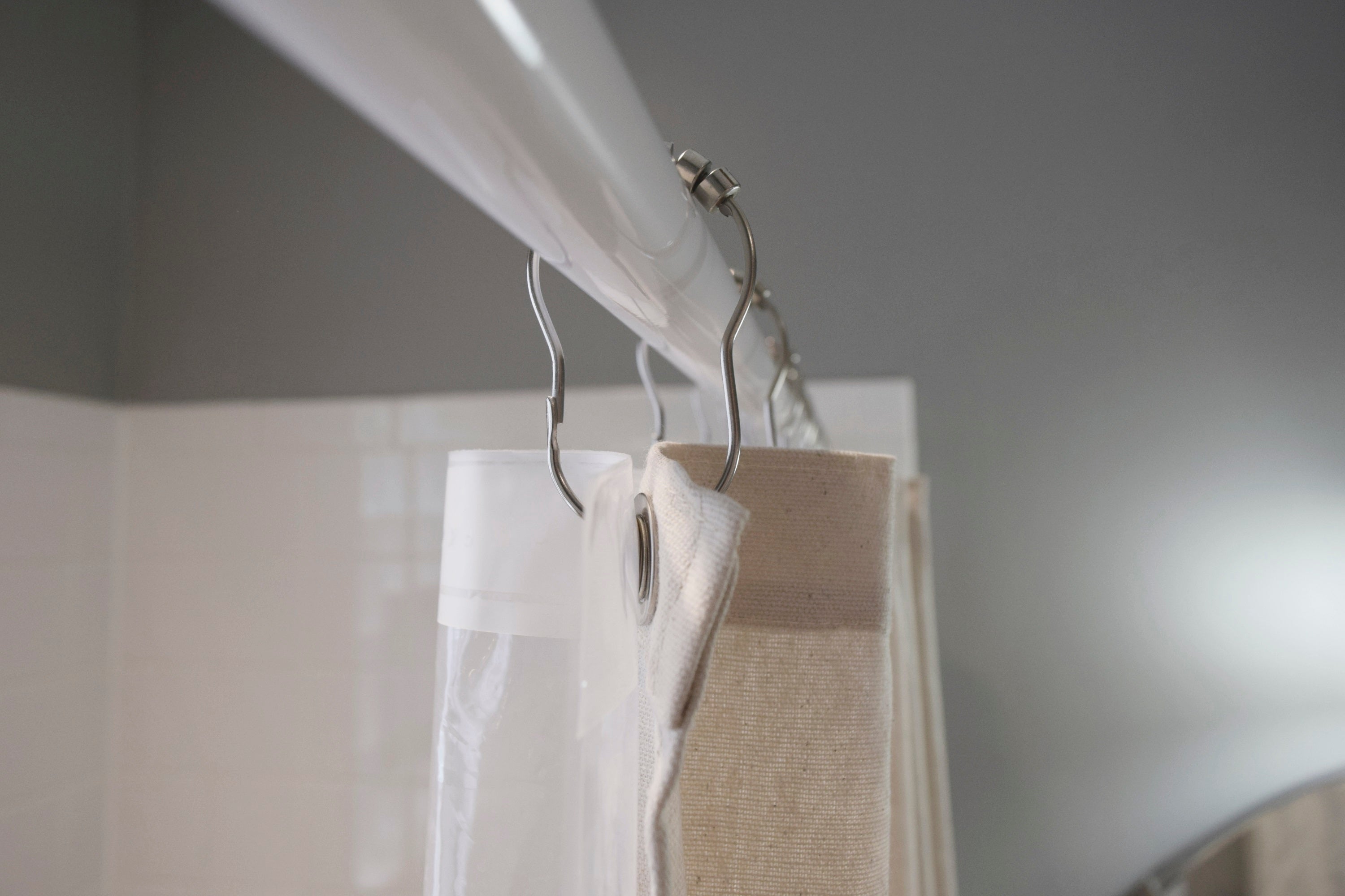 Cotton Shower Curtain | Leak-proof, Durable