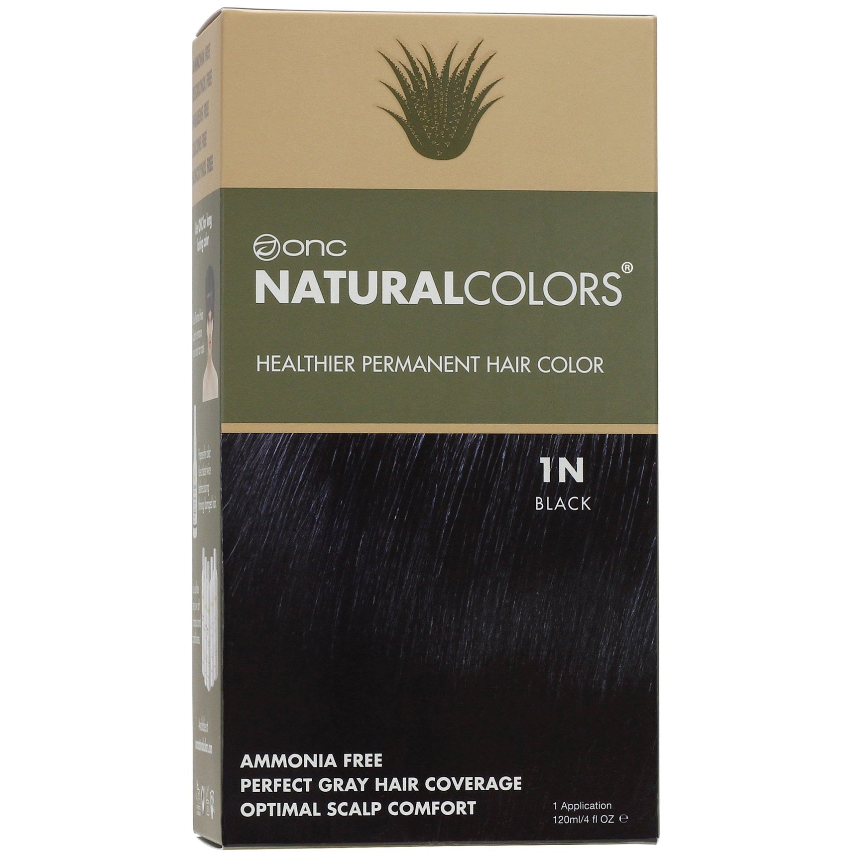 Hair Dye | Heat Activated,1N Black Hair Color, 4 fl. oz.