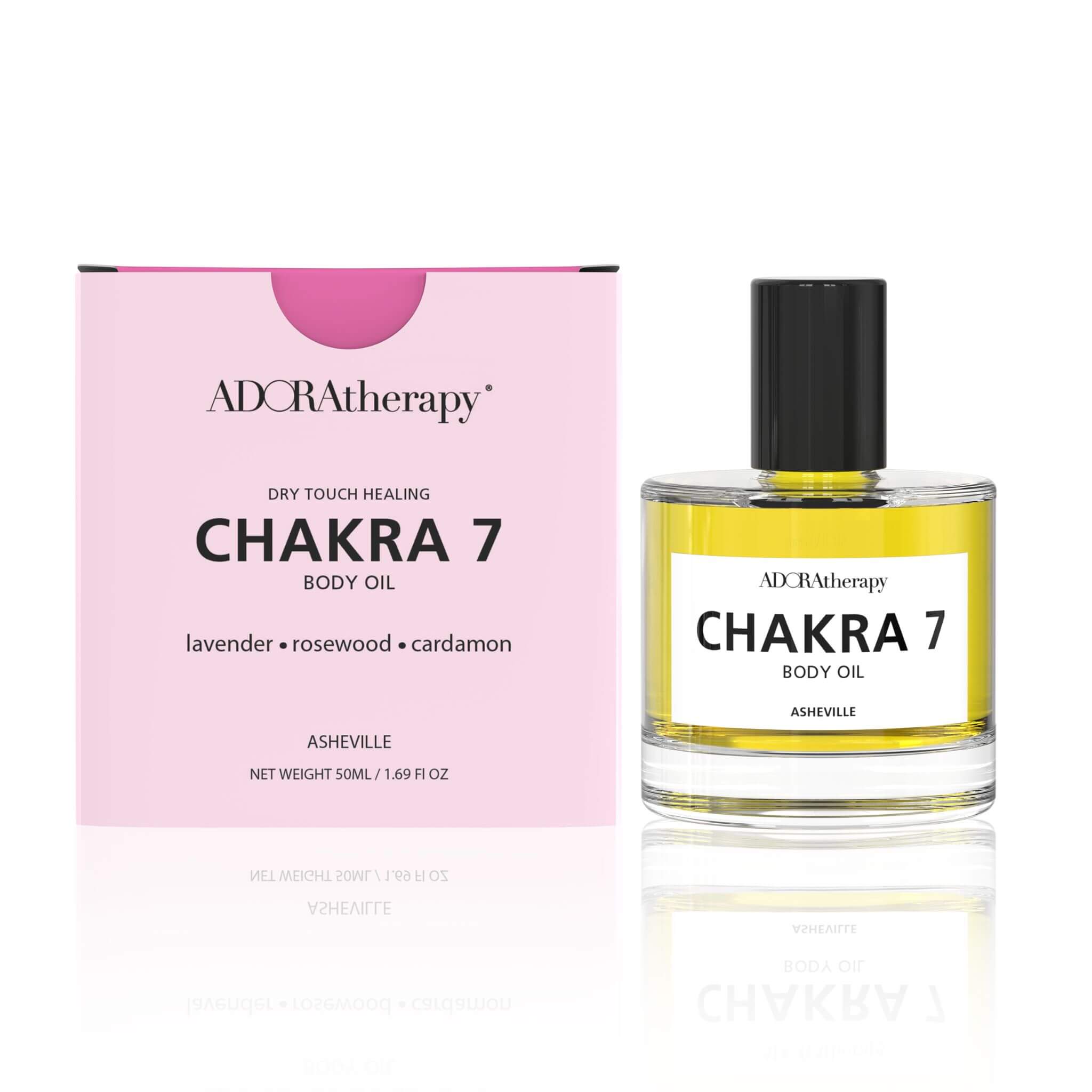 Chakra Dry Touch Healing Body Oil Number 7