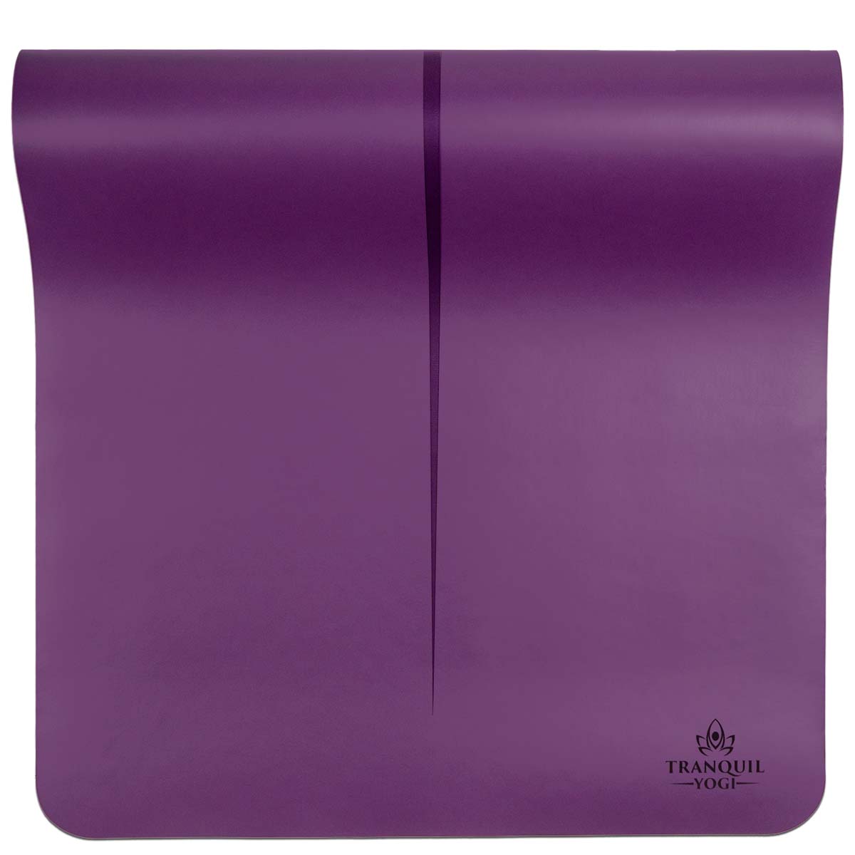 Natural Rubber Yoga Mat | Violet, Extreme Grip, Joint Protection, with Carry Strap