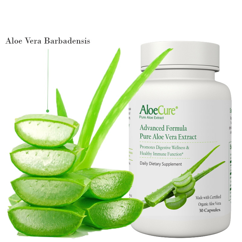 AloeCure Advanced Formula Capsules - 30ct Travel Size