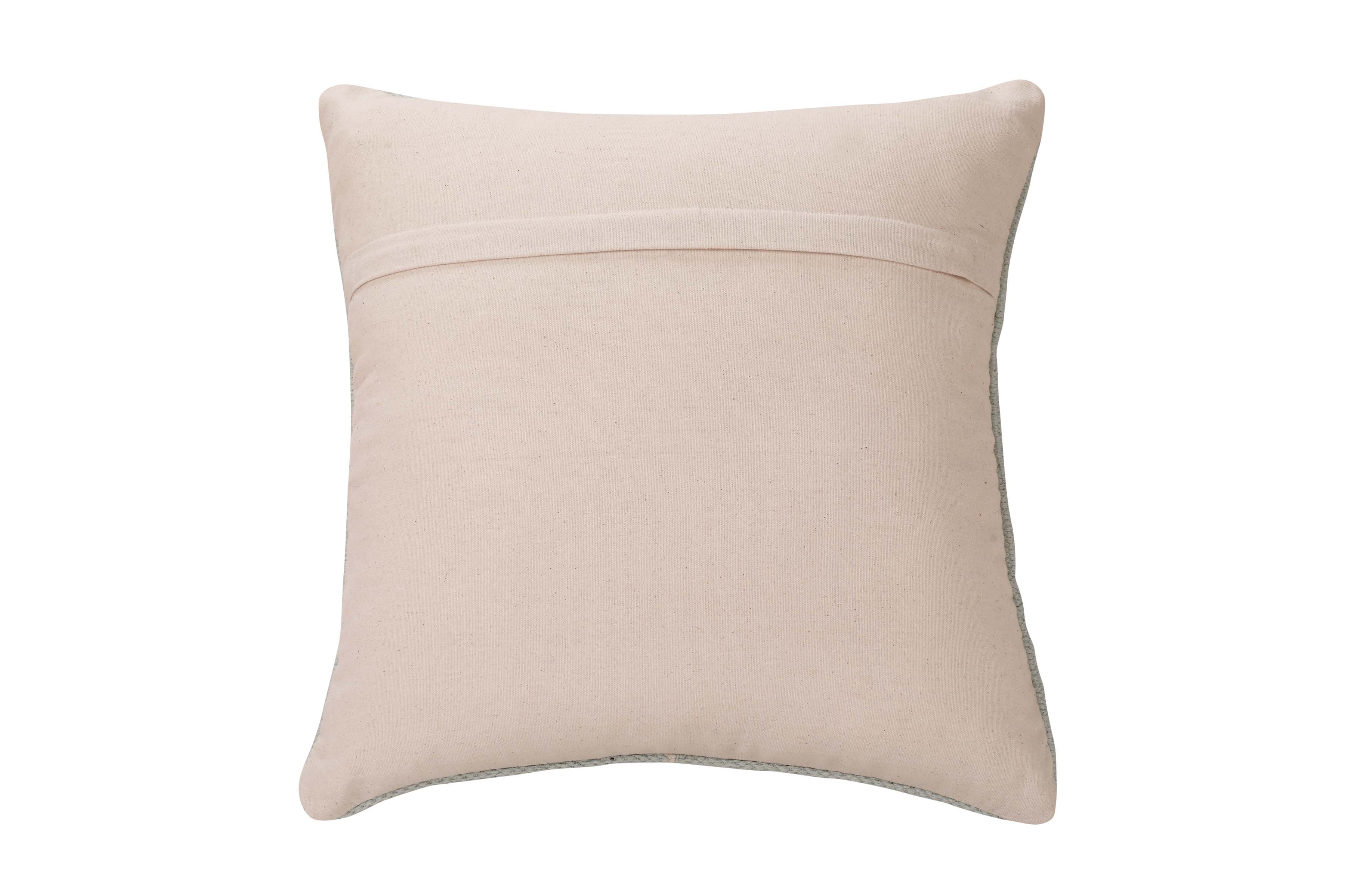 Diamond Accent Pillow | Blue, 18" x 18"