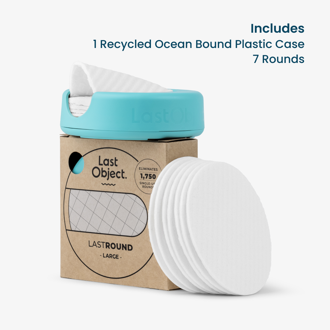 Reusable Cotton Rounds | LastRound, 1 Case, 7 Rounds, Large