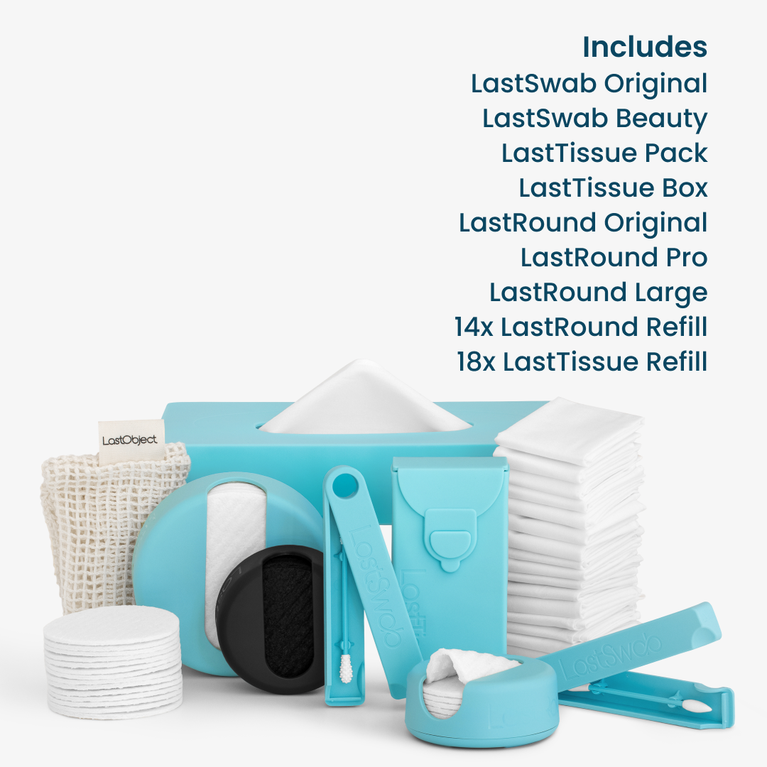 Personal Care Kit | Reusable Swab, Tissue, Rounds & Laundry Bag