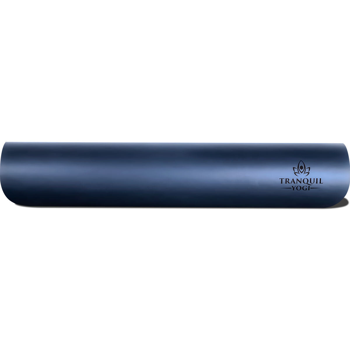 Natural Rubber Yoga Mat | Midnight Blue, Extreme Grip, with Carry Strap