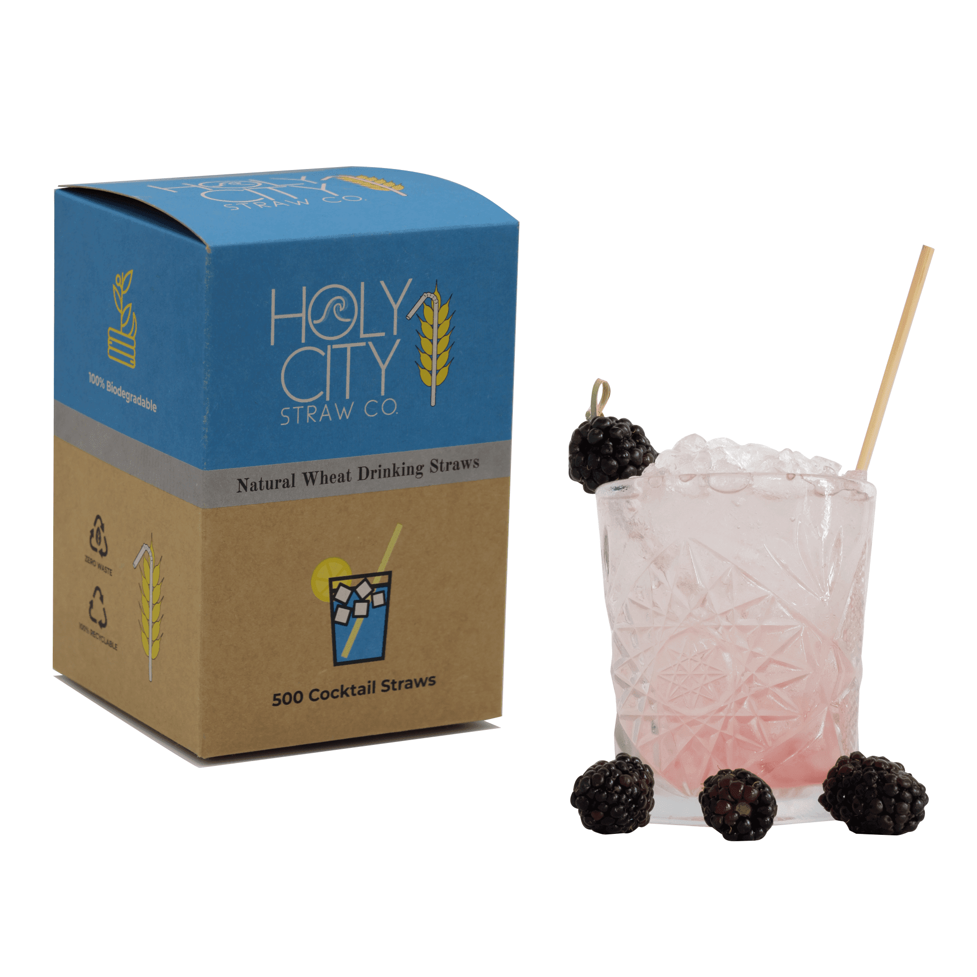 Wheat Stem Cocktail Straws | 500ct