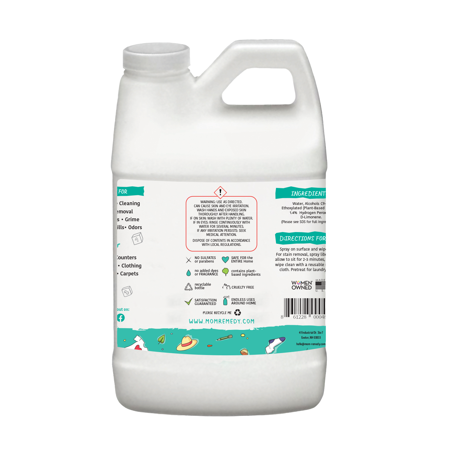 Hydrogen Peroxide Cleaning Spray | 64 oz Refill