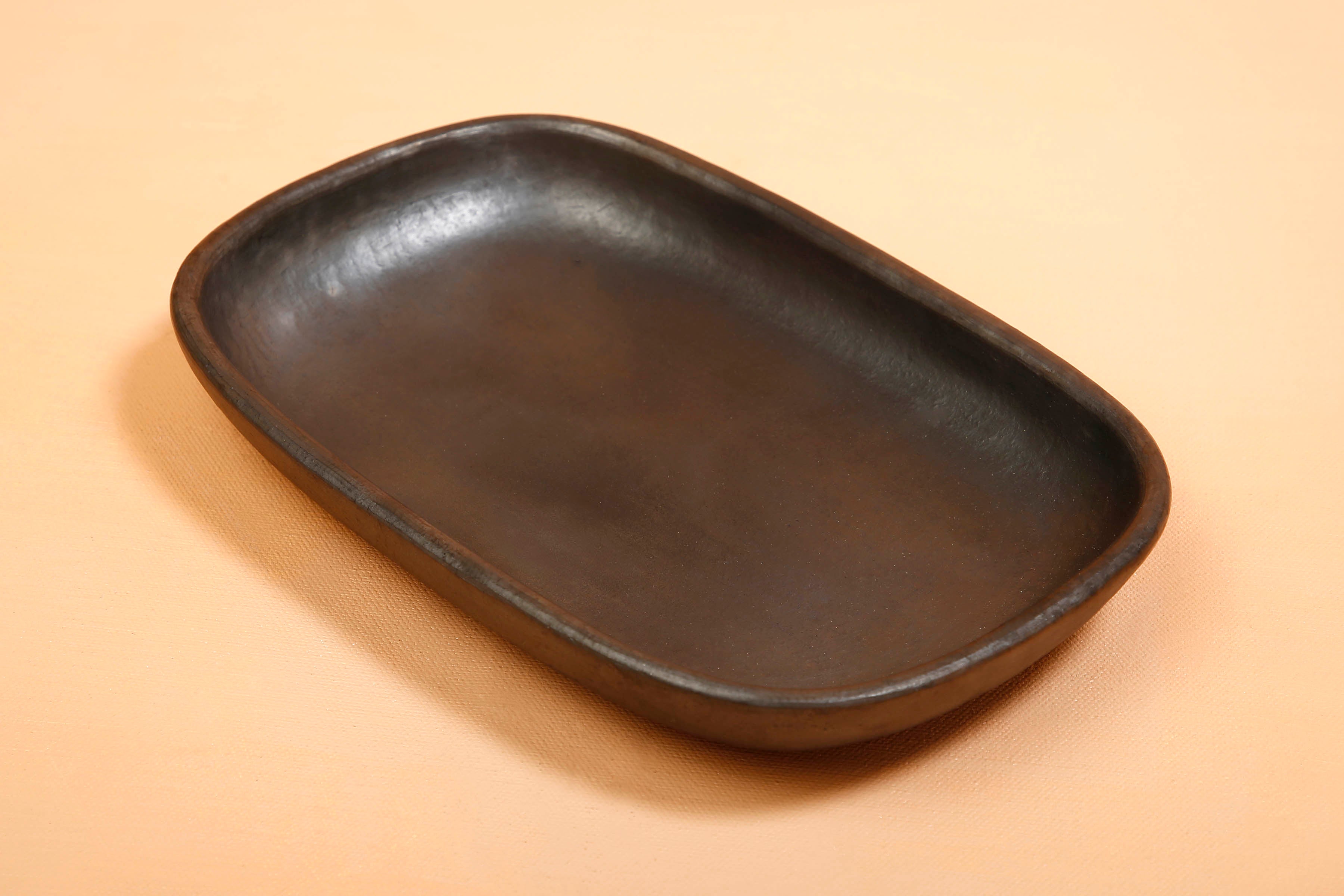 Earthenware Clay Longpi Pottery Tray