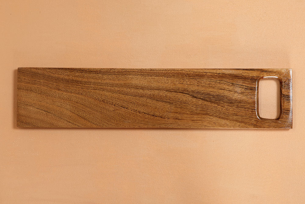 Teak Wood Charcuterie Board | 2 Pack, 17.9" x 3.6"