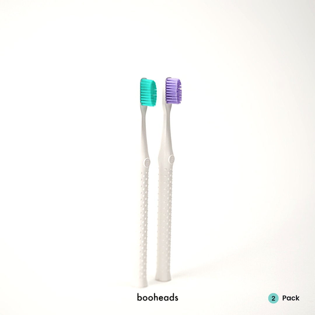 Eco Toothbrushes | 2 Pieces, Purple & Aqua