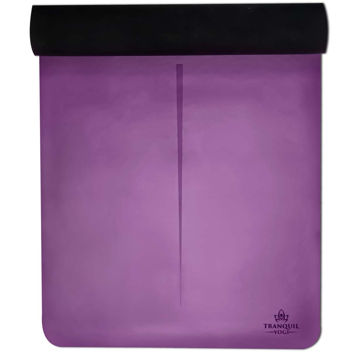 Natural Rubber Yoga Mat | Violet, Extreme Grip, Joint Protection, with Carry Strap