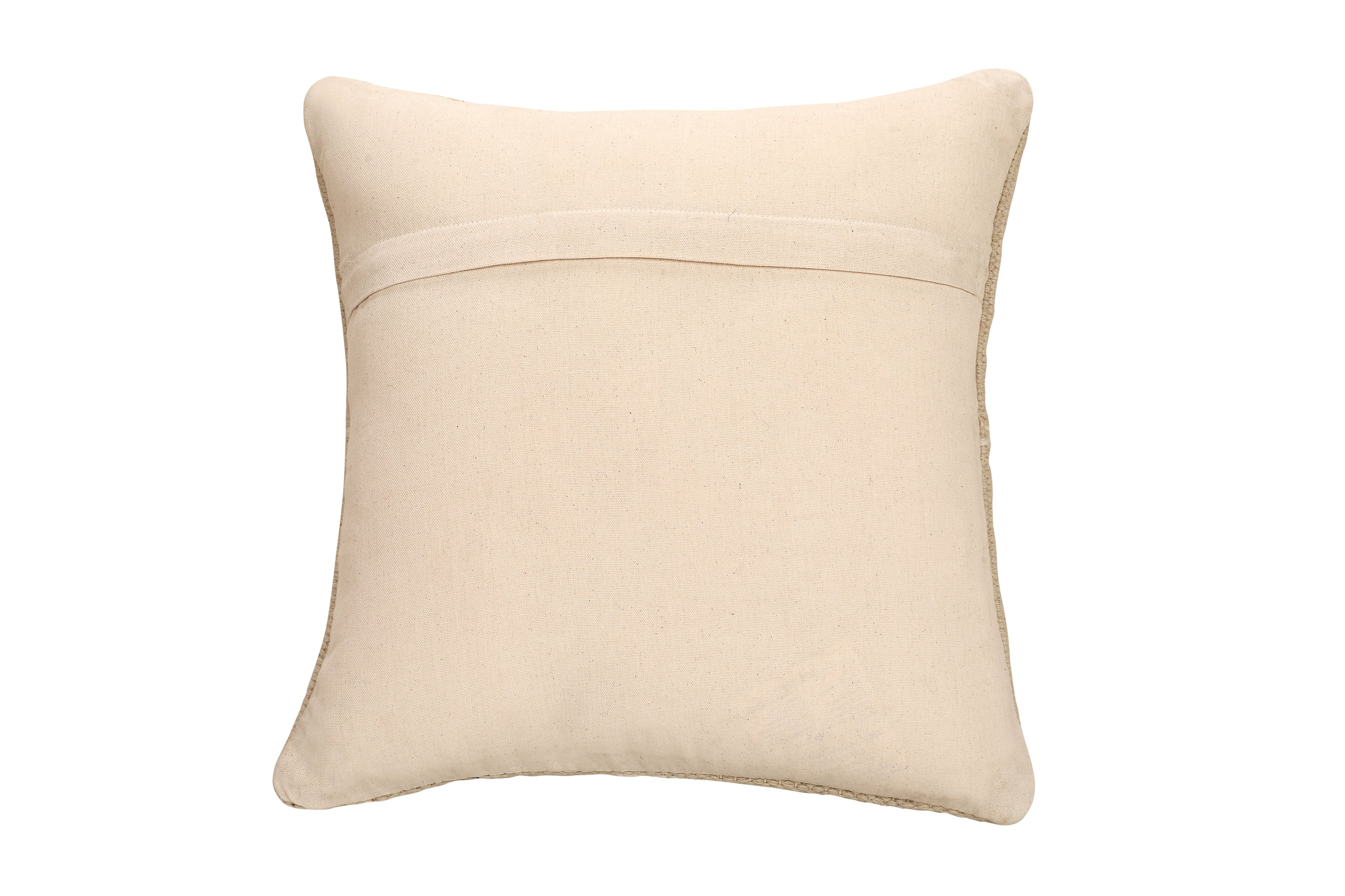 Diagonal Stripe Wool Pillow | Biscotti, 18" x 18"