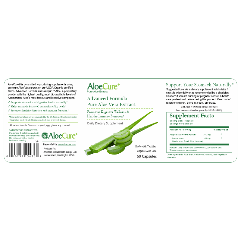 AloeCure Advanced Formula Aloe Capsules