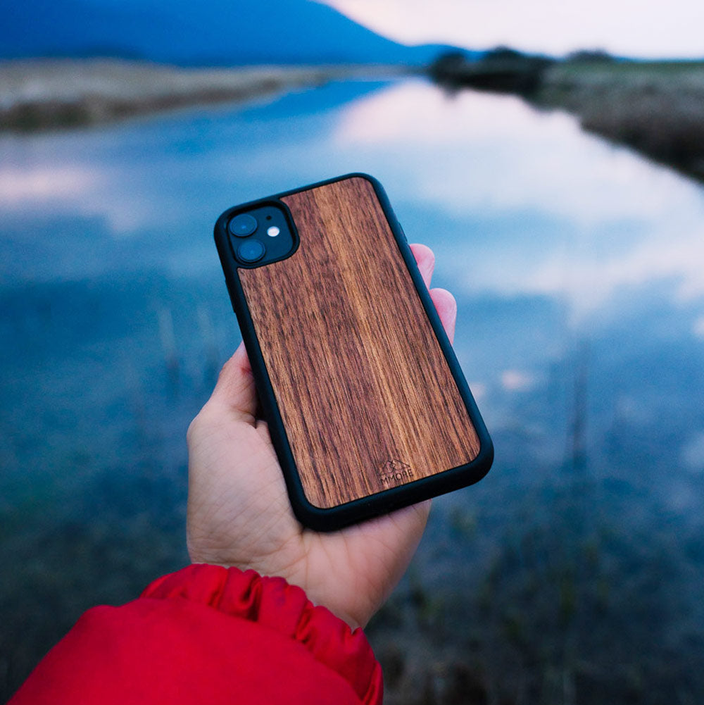 American Walnut Wood Phone Case | Water-Resistant