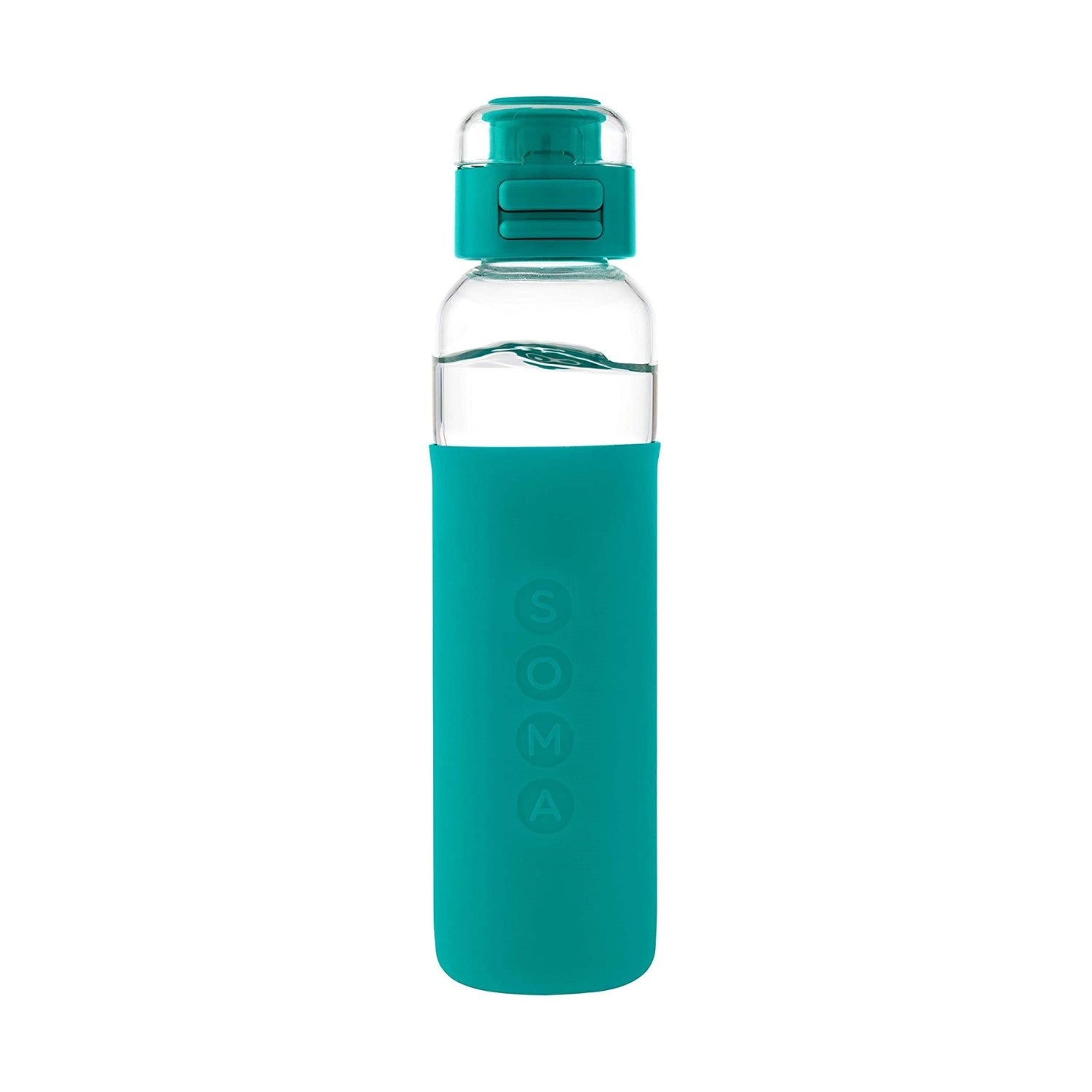 Sport Glass Water Bottle | Silicone Sleeve, 17 oz