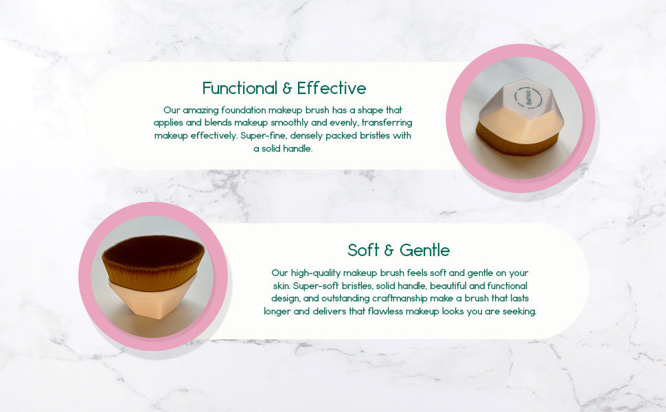 Foundation Makeup Brush | Soft Bristles