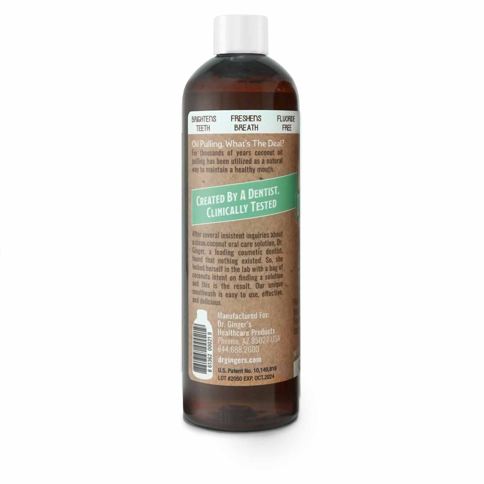 Coconut Mint Pulling Mouthwash | 14 fl oz