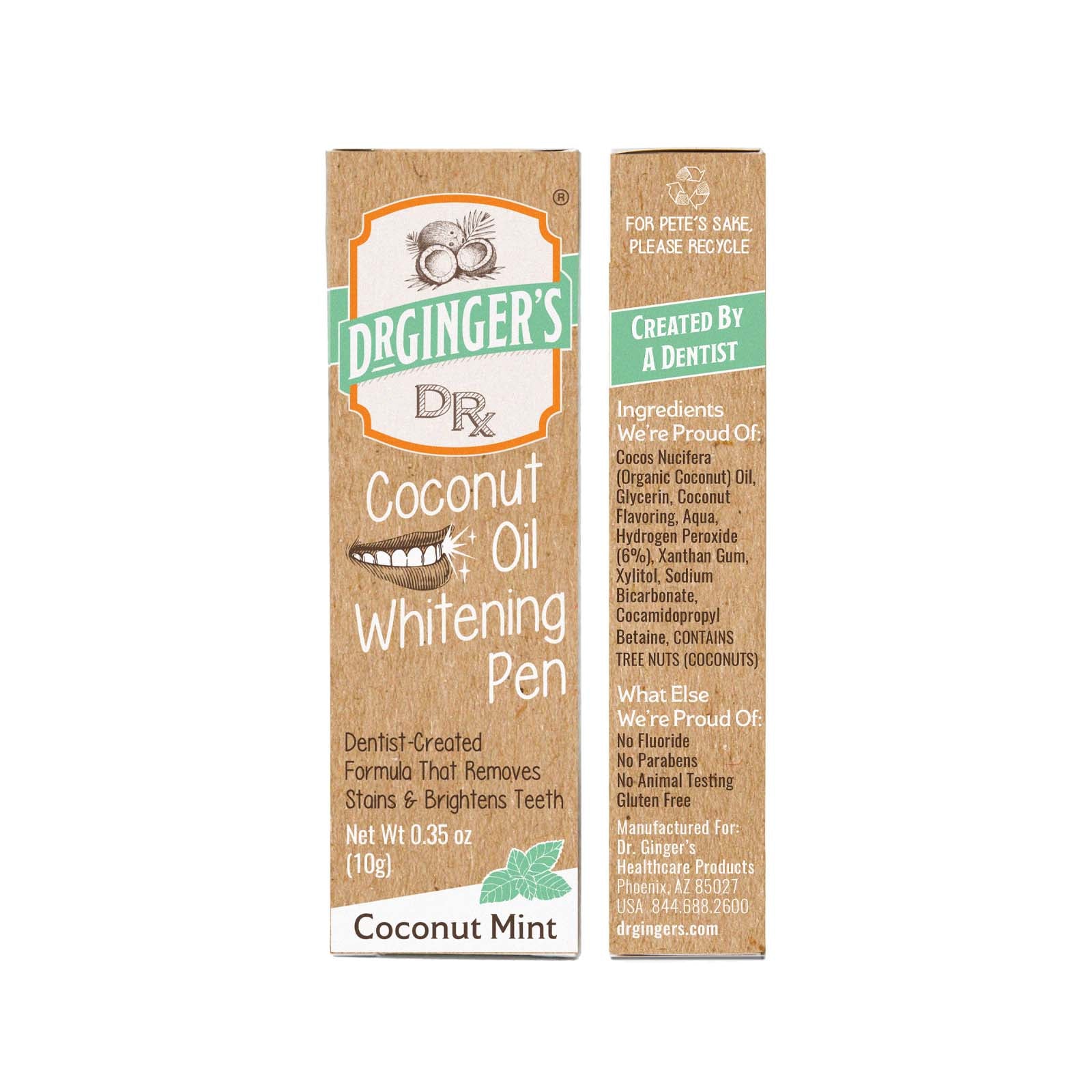 Coconut Oil Tooth Whitening Pen | 0.35 oz