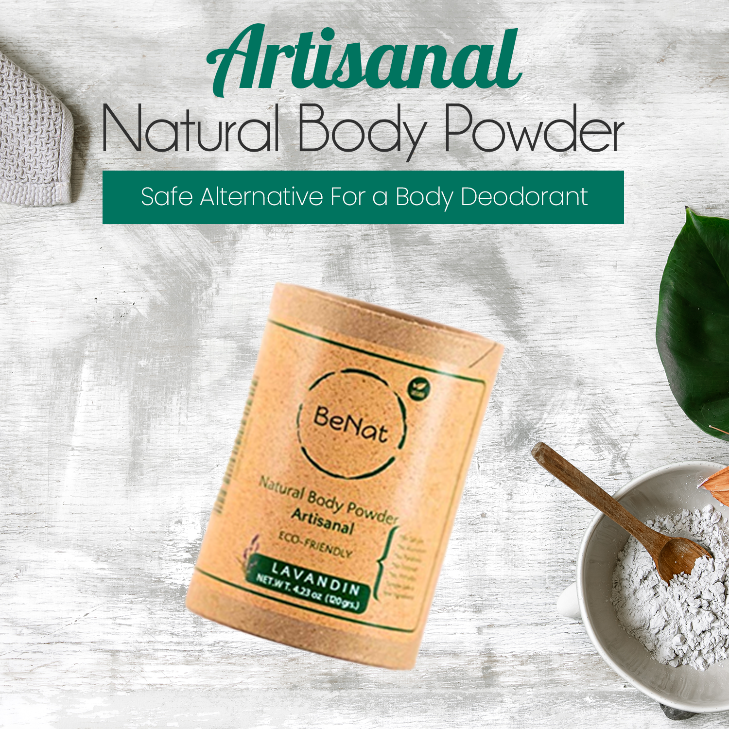 Body Powder | Talc-Free, All-Natural, 24-Hour Odor Protection