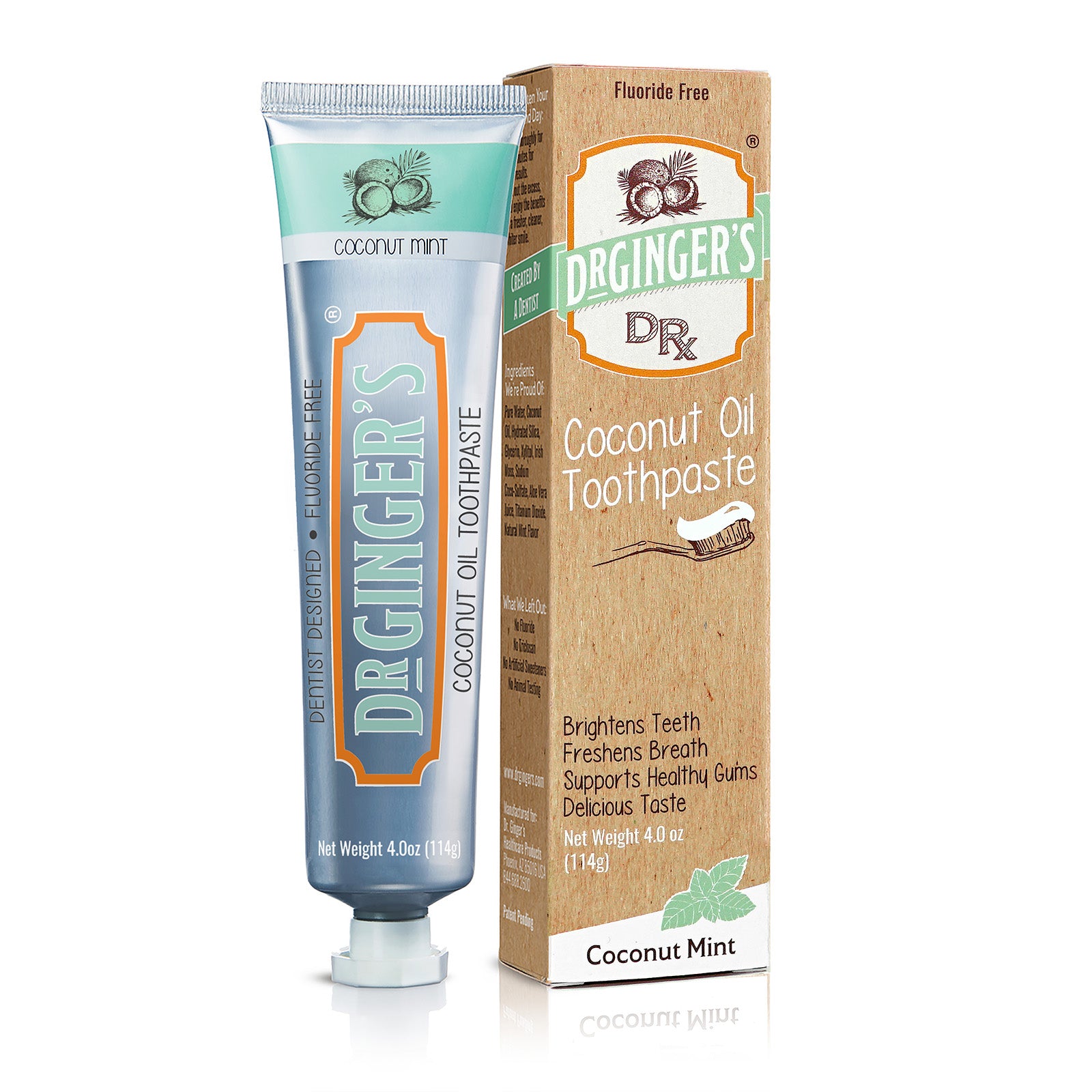 Coconut Oil Toothpaste | 4 oz