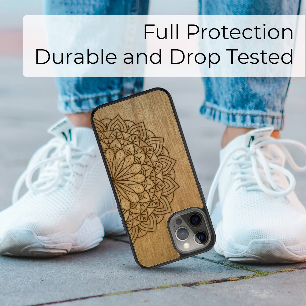 Wooden Phone Case | Mandala, Full Protection