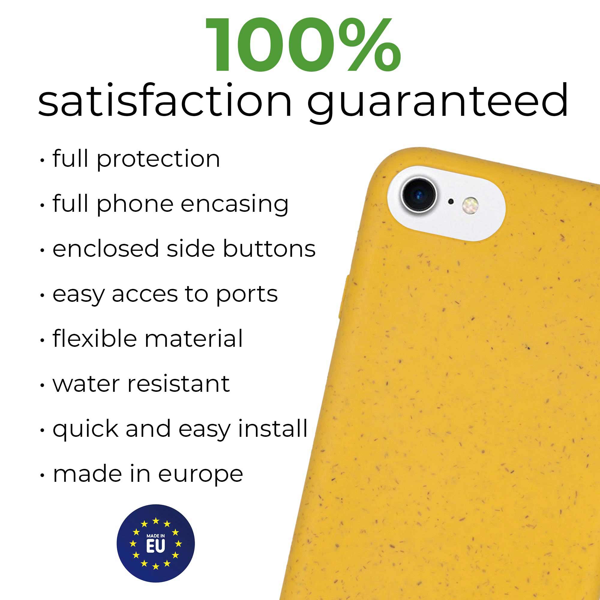 Biodegradable phone case - Sunshine Yellow