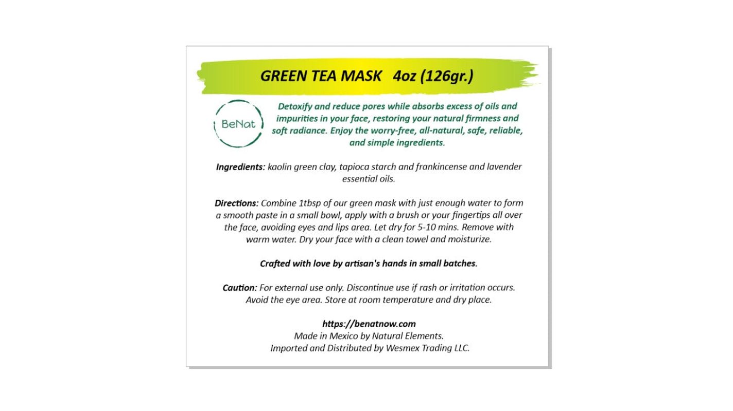 Green Clay Mask | 4 oz