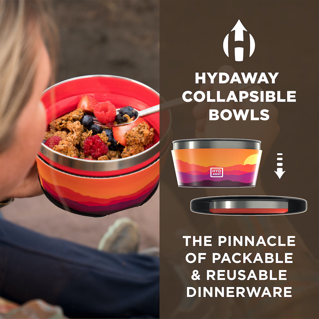 Collapsible Insulated Bowl with Lid | 1 Quart (950ml)