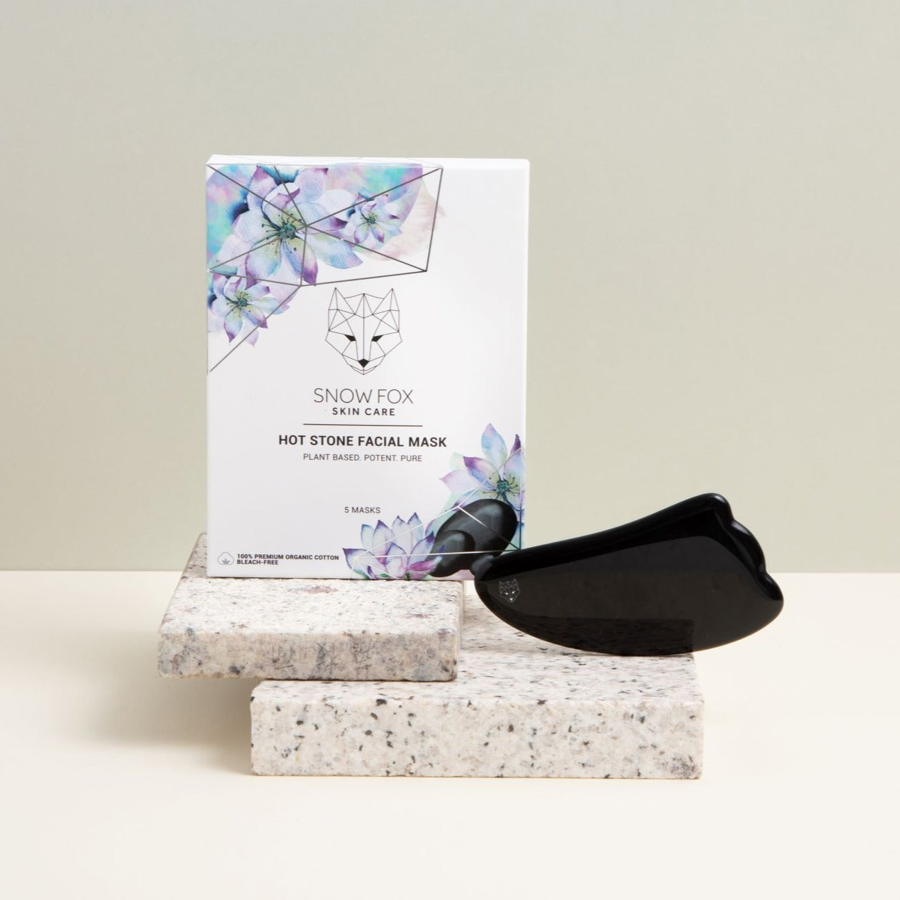 Hot Stone Facial Mask and Gua Sha Set